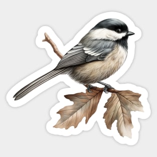 Chickadee Bird Sticker